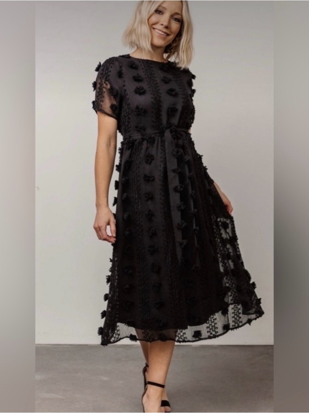 Baltic Born Darbi Floral Dot Midi Dress